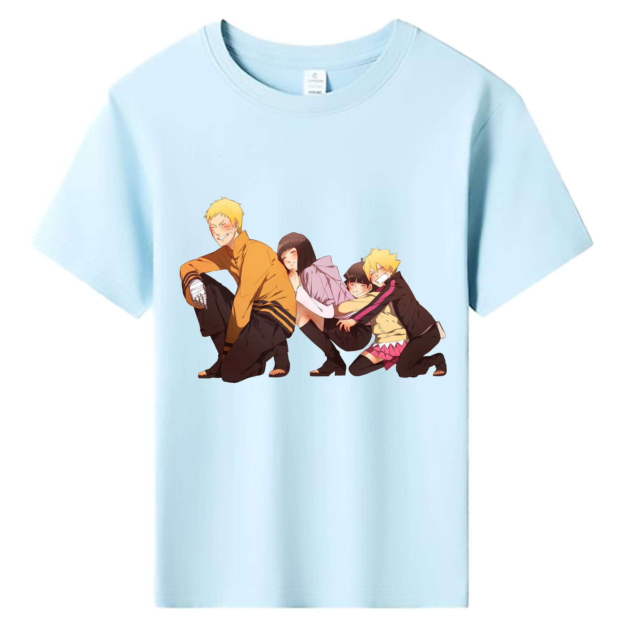 （画像用） NARUTO -ナルト- うずまき ナルト Uzumaki Naruto 綿100％キッズTシャツ（フロントプリント）
